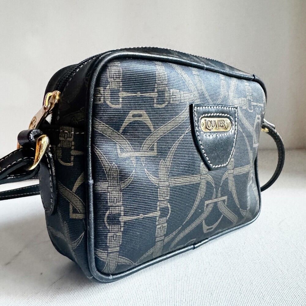 Vintage Louvier Equestrian Print Small Camera Bag - Picture 4 of 9